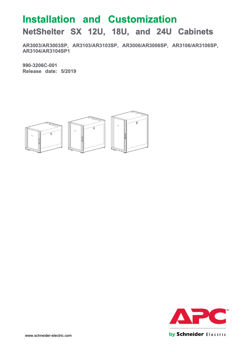 Página 1 del manual Manual de usuario APC AR7362