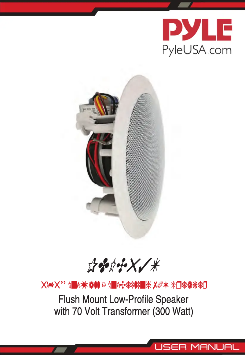 Image de la première page du manuel de l'appareil PDIC53T