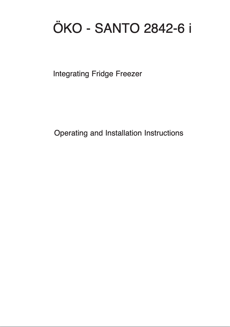 Page 1 de la notice Manuel utilisateur AEG Santo 2842-6i