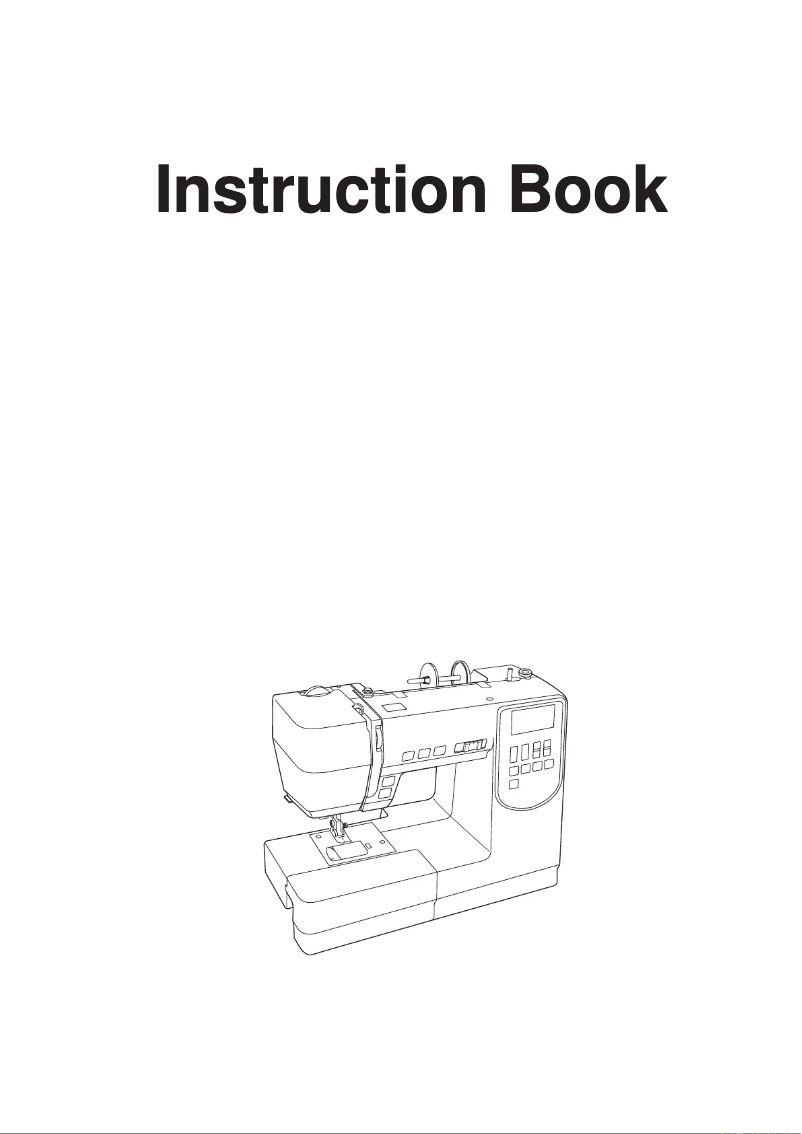 Page n°1 - Manuel utilisateur Janome M7050