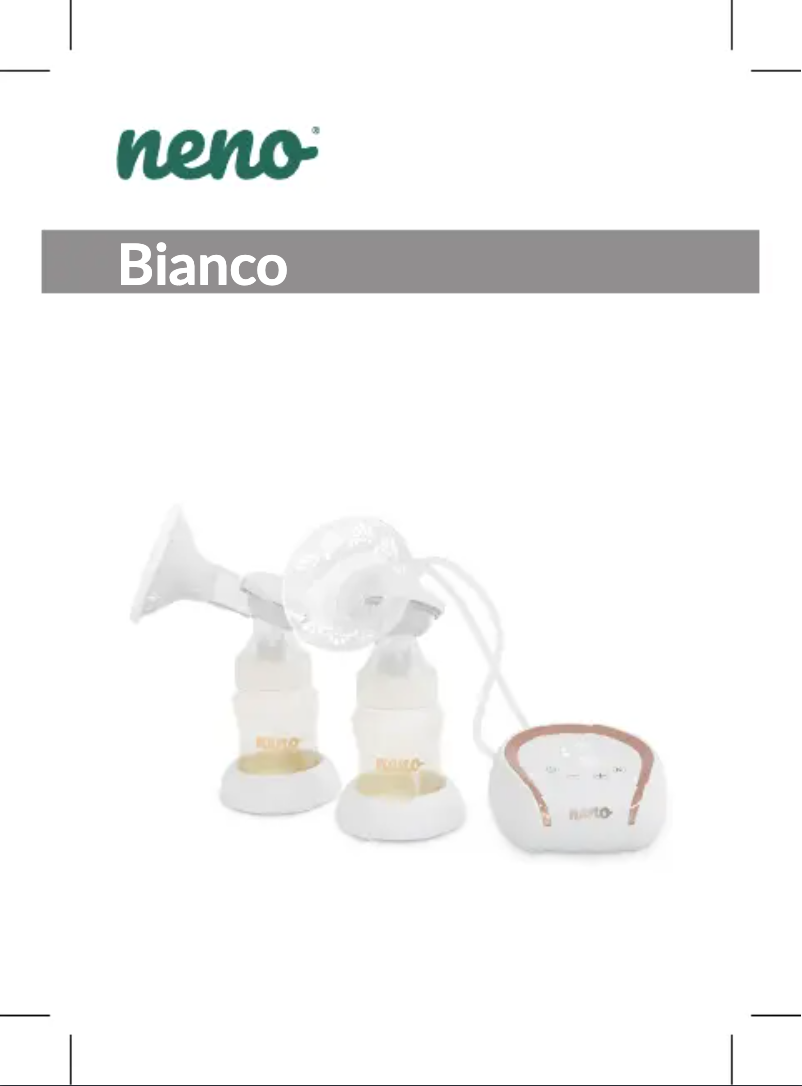 Page 1 de la notice Manuel utilisateur Neno Bianco