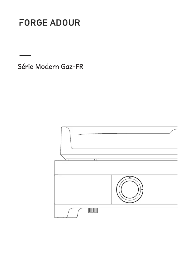 Page n°1 - Manuel utilisateur Forge Adour Modern G60 A