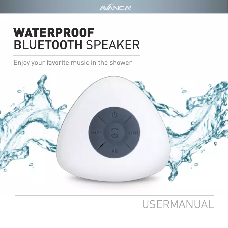 Page 1 de la notice Manuel utilisateur Avanca Waterproof