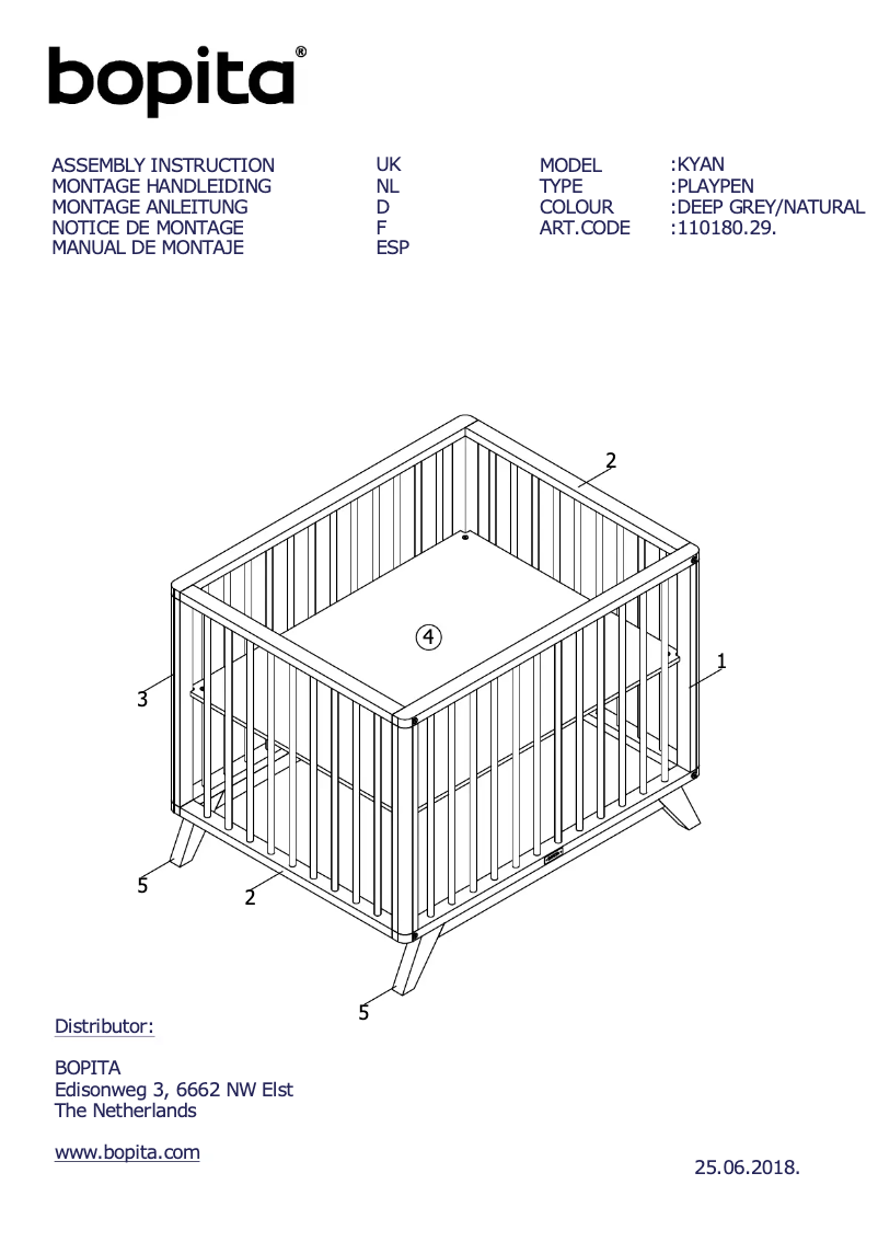 Página 1 del manual Manual de usuario Bopita Kyan