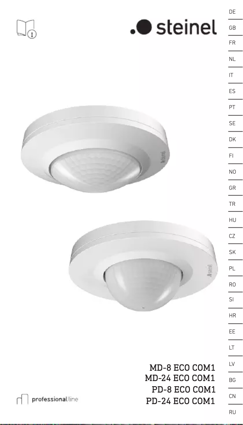 Page 1 de la notice Manuel utilisateur Steinel MD-8 ECO COM1