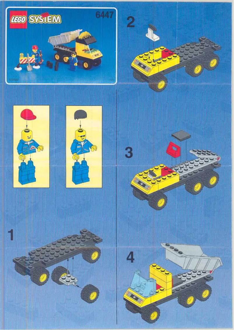 Page 1 de la notice Manuel utilisateur Lego TRUCK DUMPER