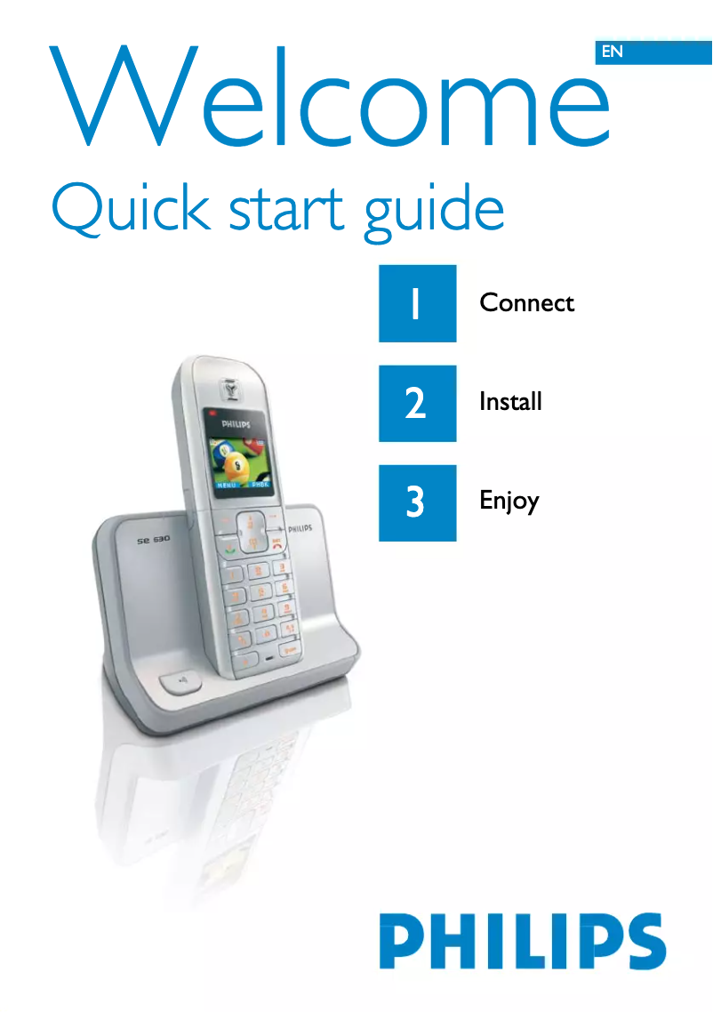 First page image of the manual for SE6351S