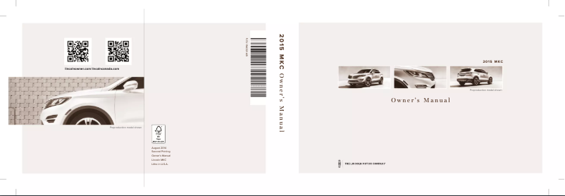 Image de la première page du manuel de l'appareil MKC (2015)