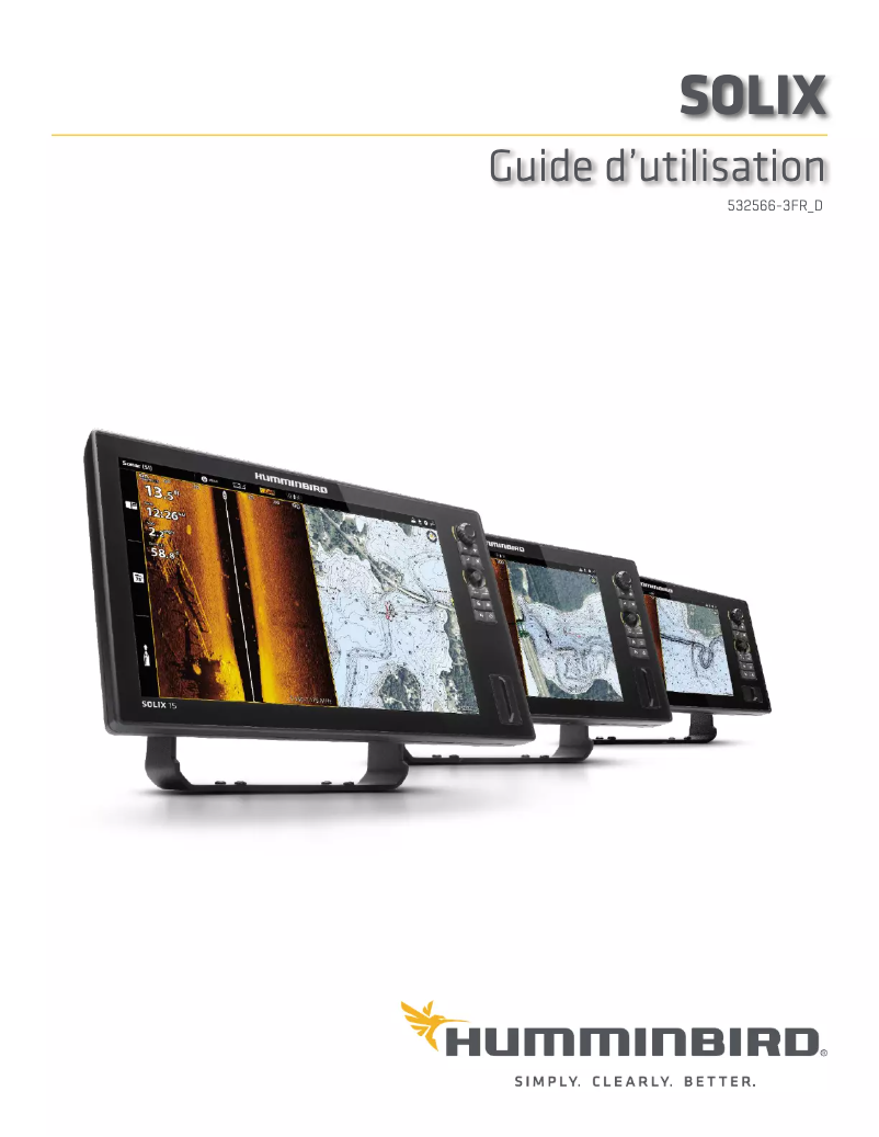 Imagen de la primera página del manual del dispositivo SOLIX 12 CHIRP MEGA SI GPS