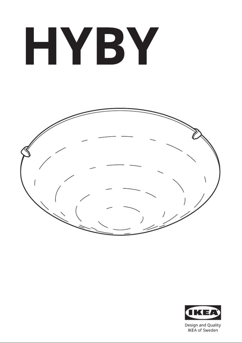 Página 1 del manual Manual de usuario Ikea HYBY 903.473.89