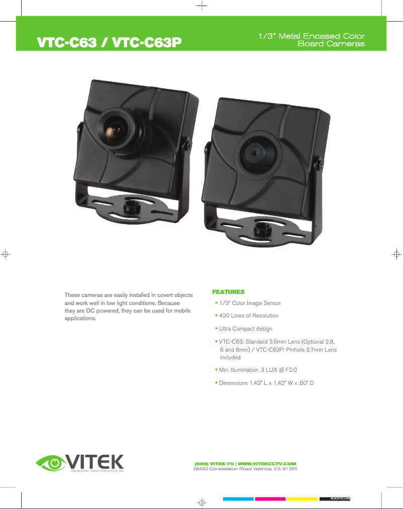 Image de la première page du manuel de l'appareil VTC-C63P