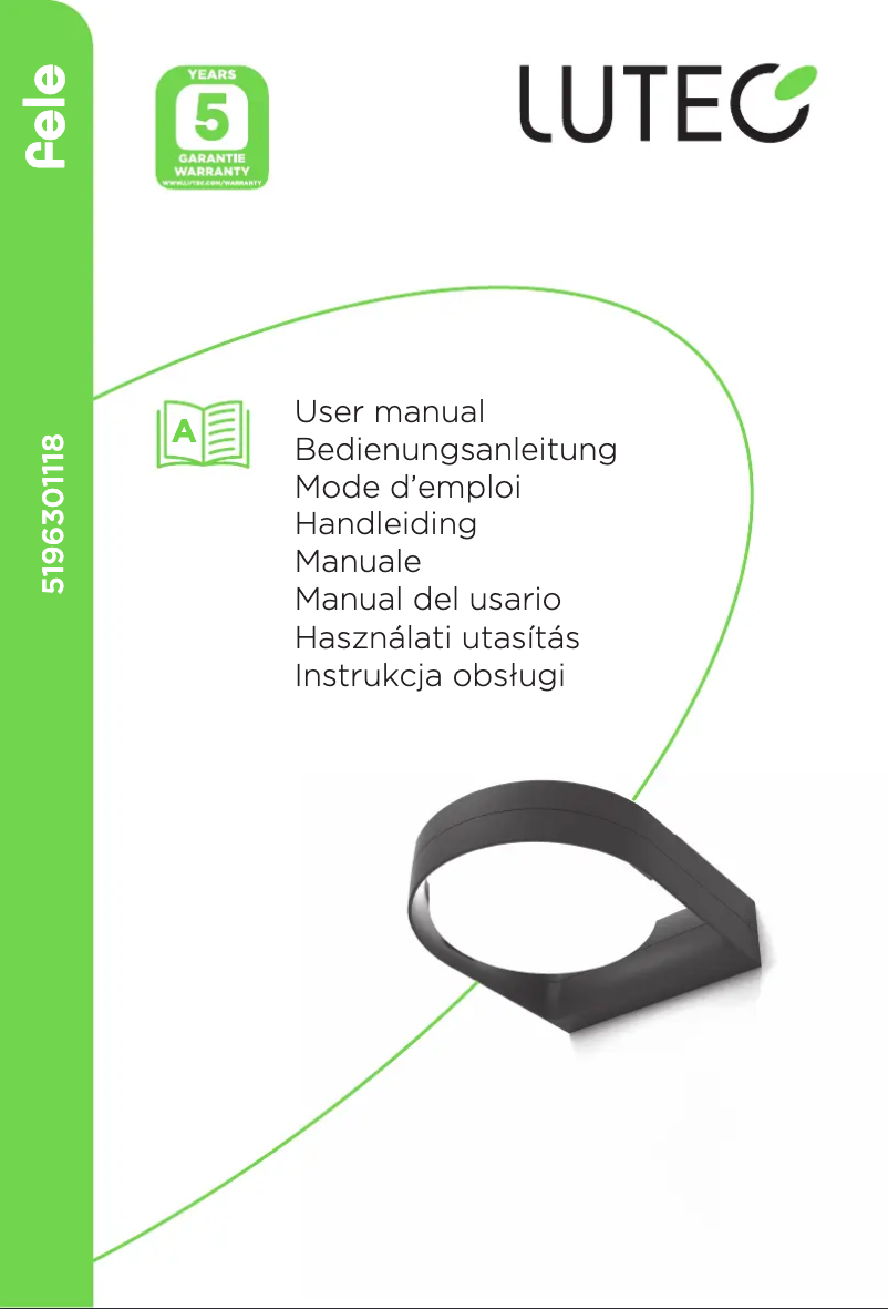Page n°1 - Manuel utilisateur Lutec Fele