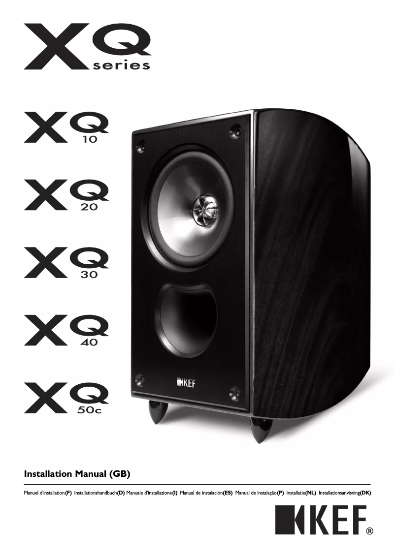 Página 1 del manual Manual de usuario KEF XQ20