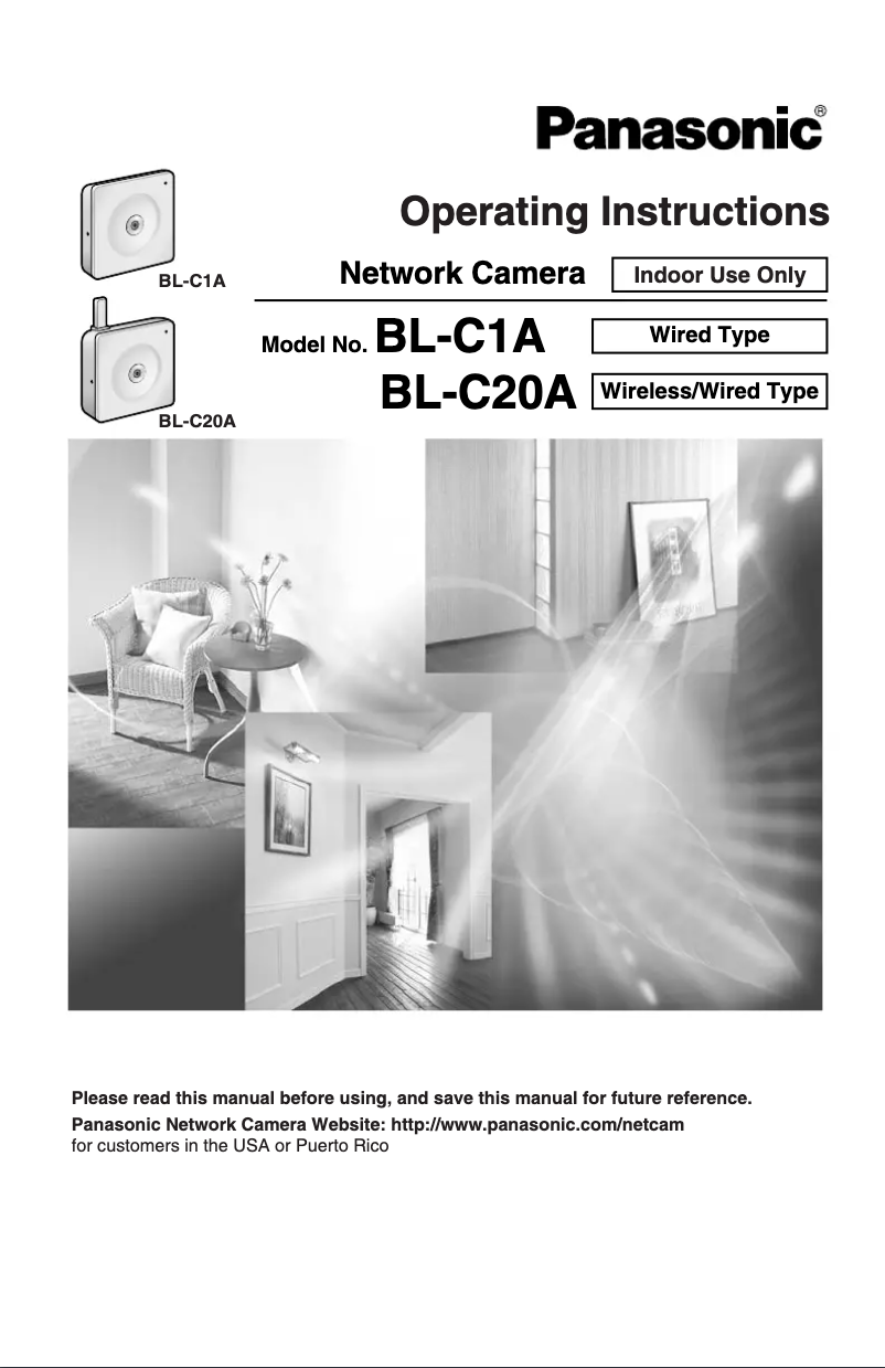 Image de la première page du manuel de l'appareil BL-C20A