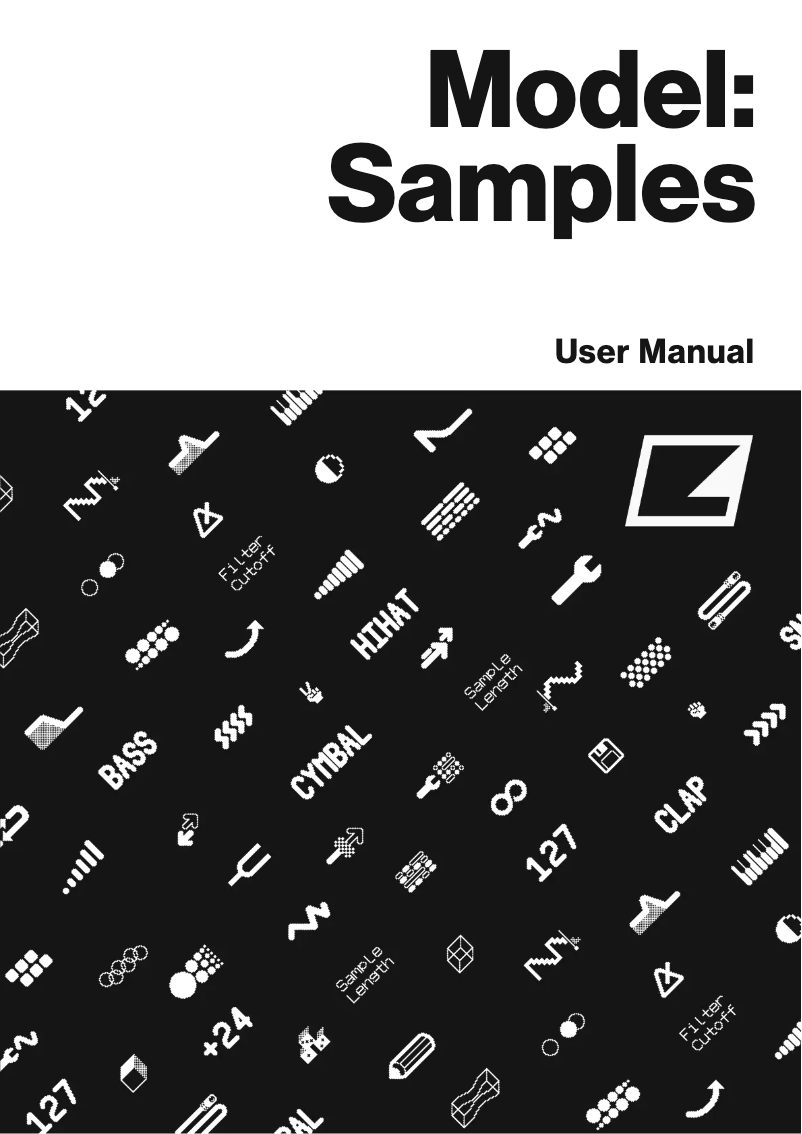 First page image of the manual for Model: Samples