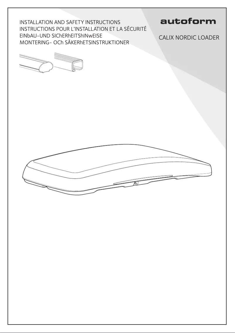 Image de la première page du manuel de l'appareil Nordic Loader