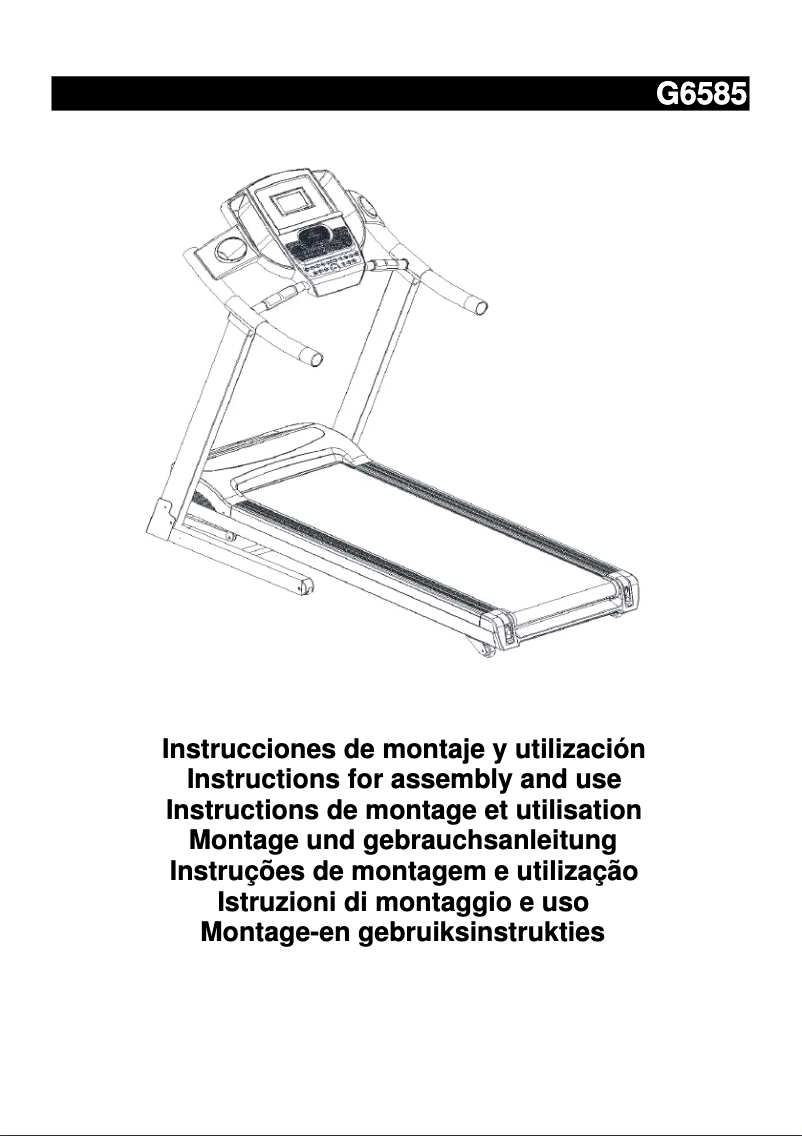 Image de la première page du manuel de l'appareil G6585