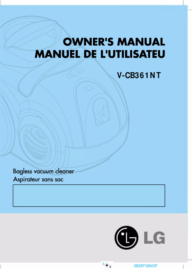 Page n°1 - Manuel utilisateur LG V-CB361NT