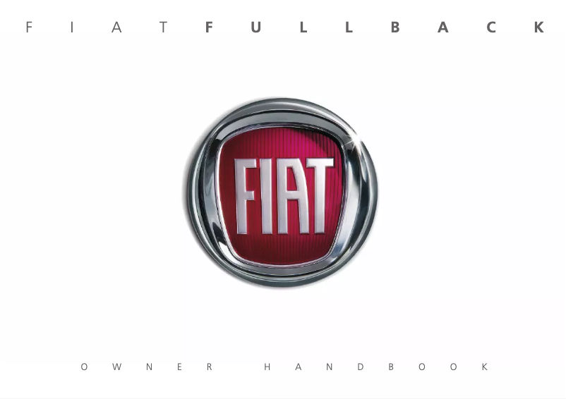 Image de la première page du manuel de l'appareil Fullback (2017)