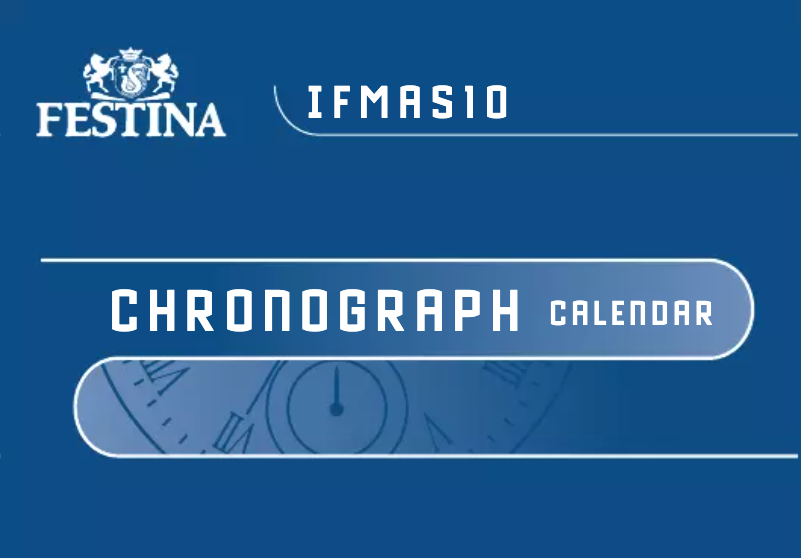 Page 1 de la notice Manuel utilisateur Festina F6633