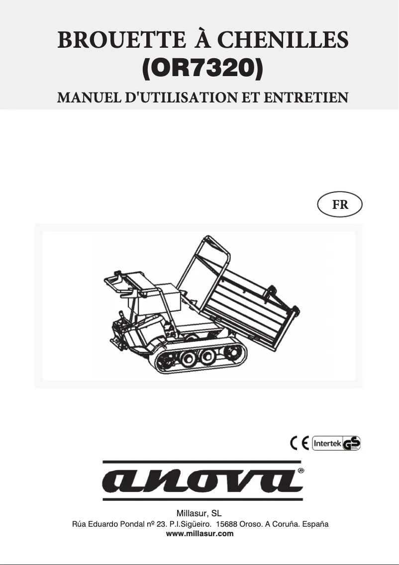 Página 1 del manual Manual de usuario Anova OR7320