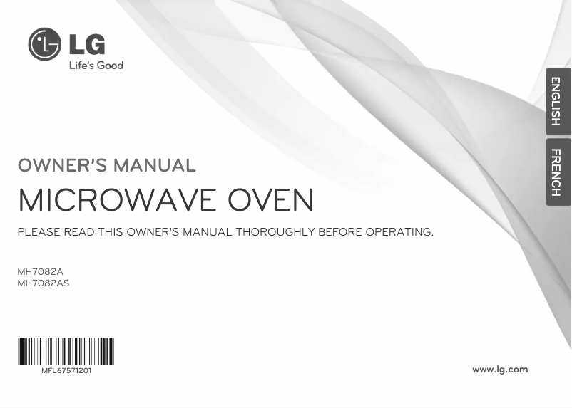 Image de la première page du manuel de l'appareil MH7082A