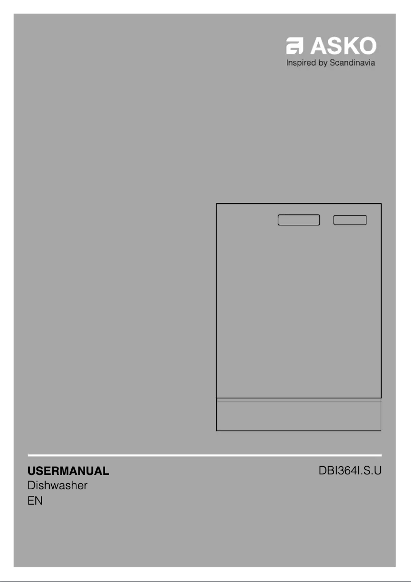Page n°1 - Manuel utilisateur Asko DBI364I.S.U
