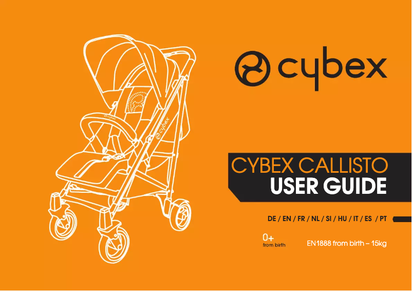 Page 1 de la notice Manuel utilisateur Cybex Callisto