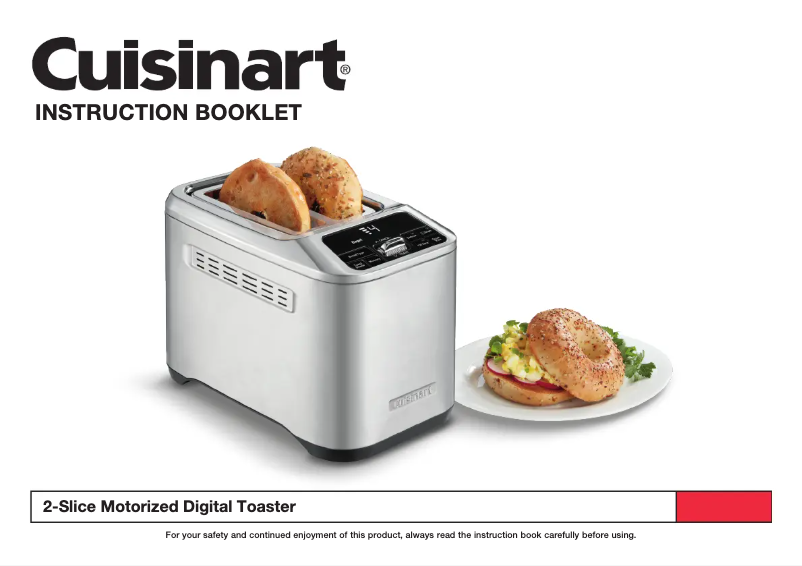 Page n°1 - Manuel utilisateur Cuisinart CPT-520