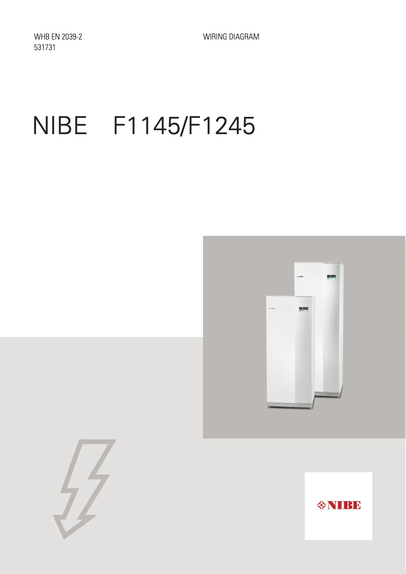 Page n°1 - Guide d'installation Nibe F1145-8