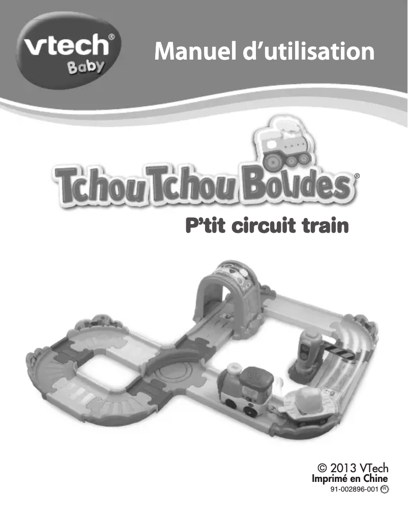 Page n°1 - Manuel utilisateur Vtech P'tit circuit train