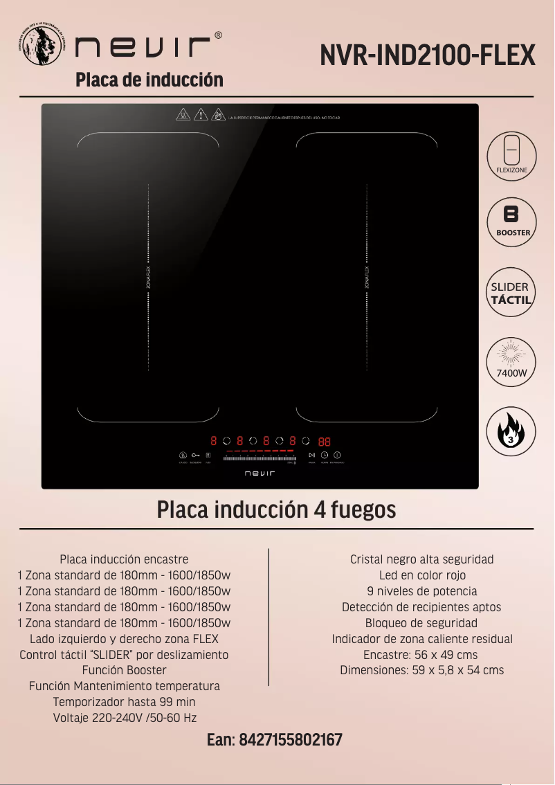 Página 1 del manual Manual de usuario Nevir NVR-IND2100FLEX