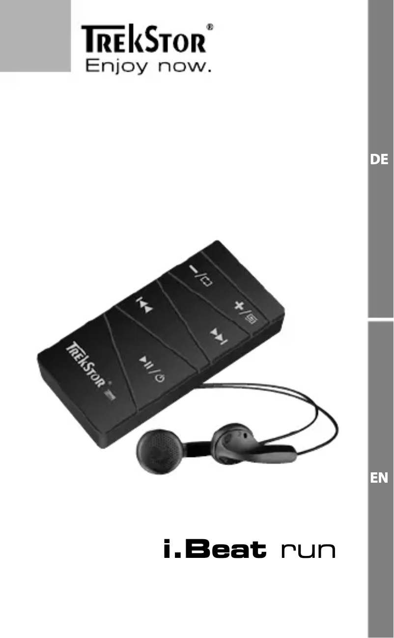 Page 1 de la notice Manuel utilisateur TrekStor I.Beat run