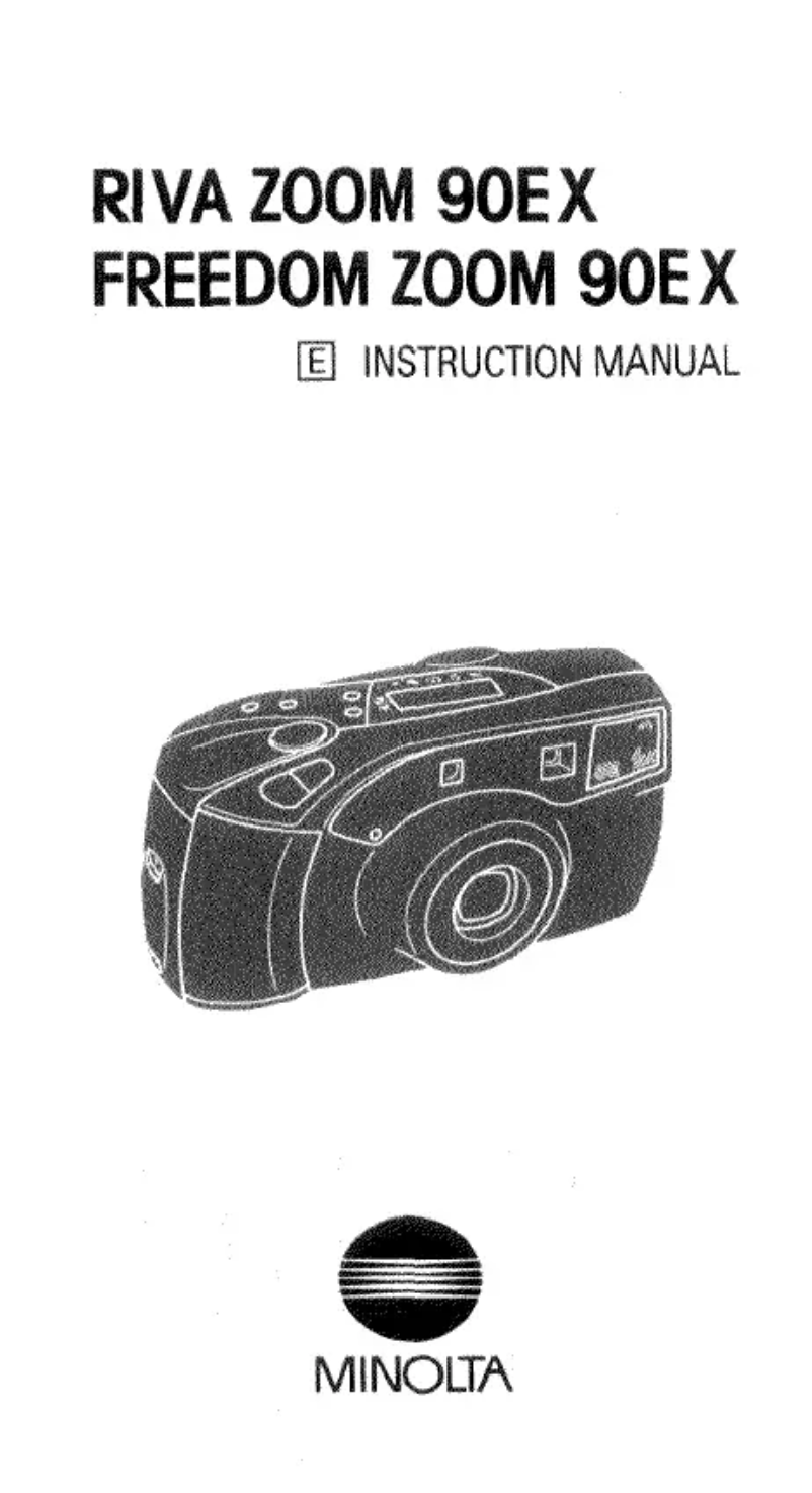 Page n°1 - Manuel utilisateur Konica Minolta Riva Zoom 90EX