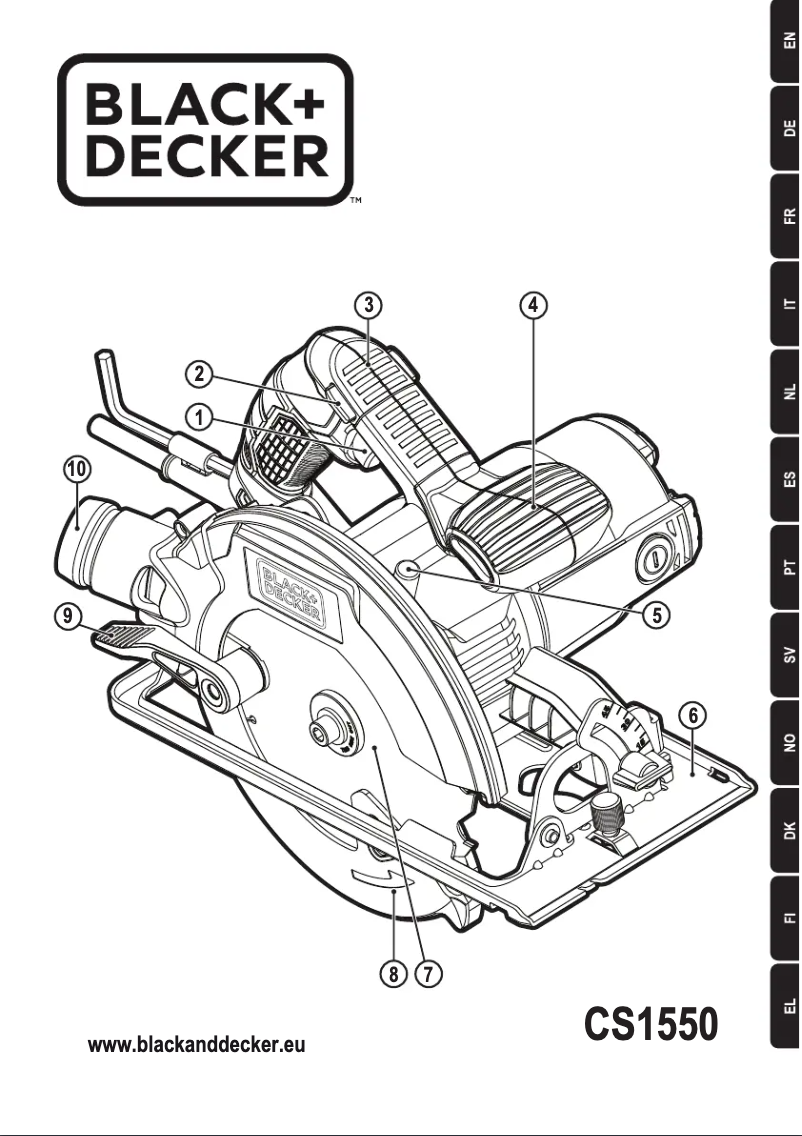 Image de la première page du manuel de l'appareil CS1550K
