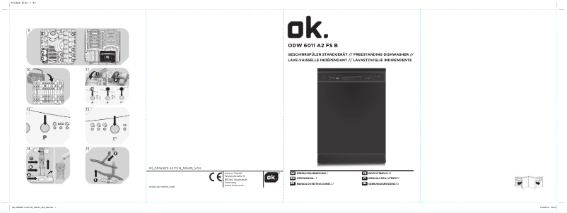 Page 1 de la notice Manuel utilisateur OK ODW 6011 A2 FS B