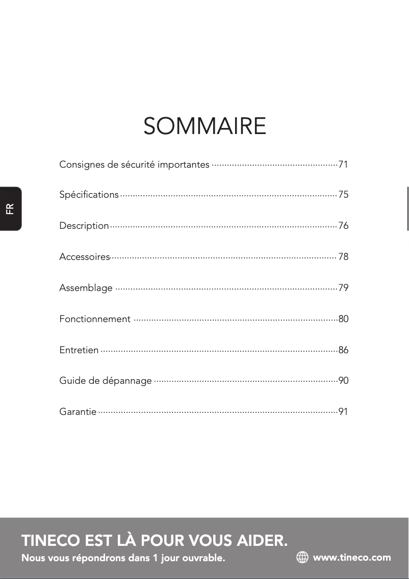 Page n°1 - Manuel utilisateur Tineco Floor One S5 Extreme iLoop