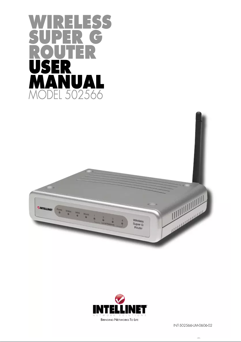 Imagen de la primera página del manual del dispositivo 502566