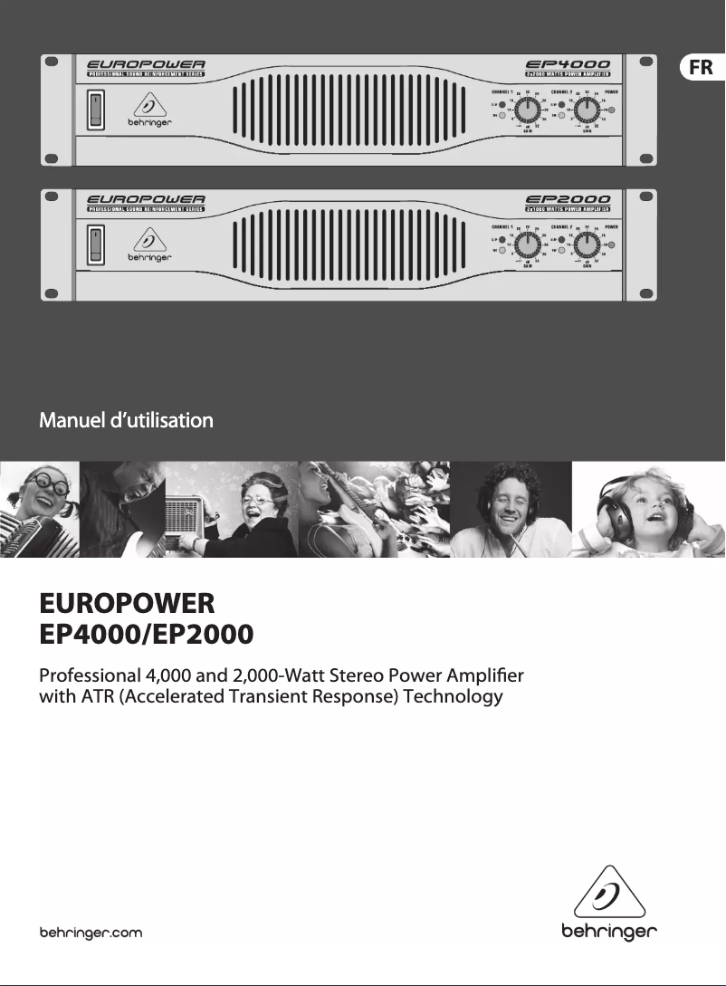 Page n°1 - Manuel utilisateur Behringer Europower EP2000