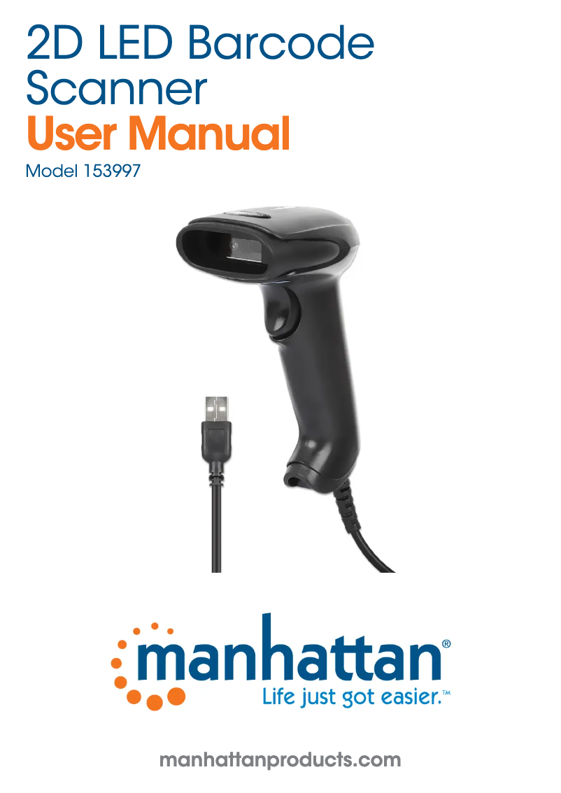 Page 1 de la notice Manuel utilisateur Manhattan 153997