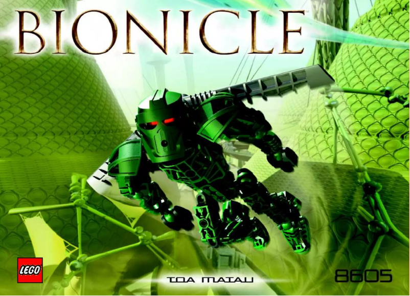 Page 1 de la notice Manuel utilisateur Lego Bionicle 8605