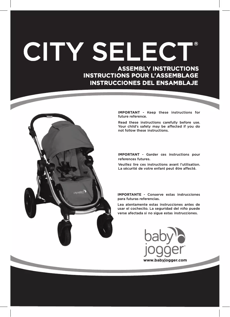Image de la première page du manuel de l'appareil City select