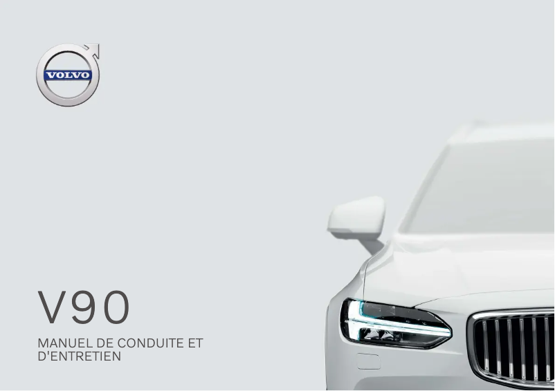 Page 1 de la notice Manuel utilisateur Volvo V90 (2021)
