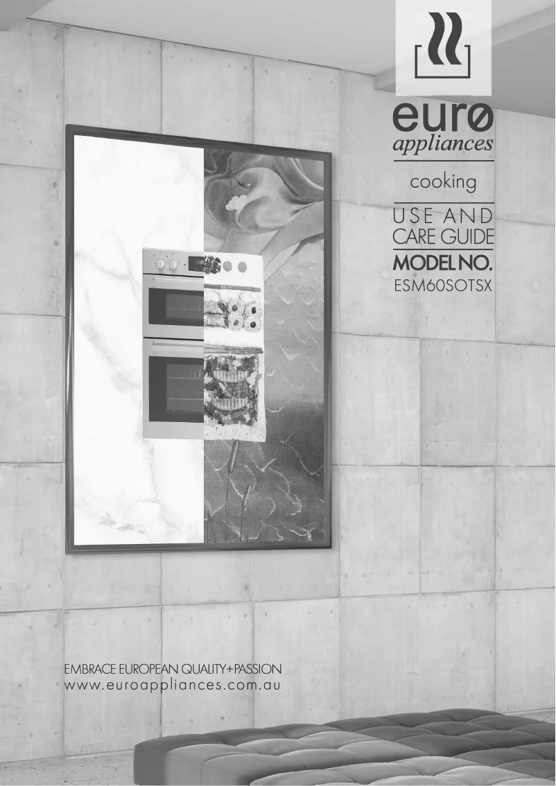Page n°1 - Manuel utilisateur Euro Appliances ESM60SOTSX