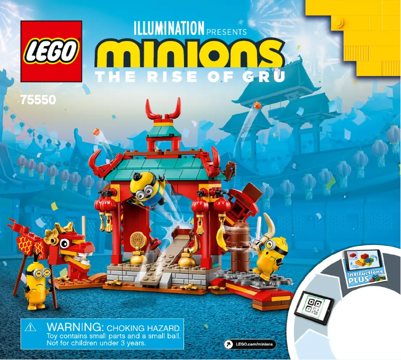 Page 1 de la notice Manuel utilisateur Lego Minions 75550
