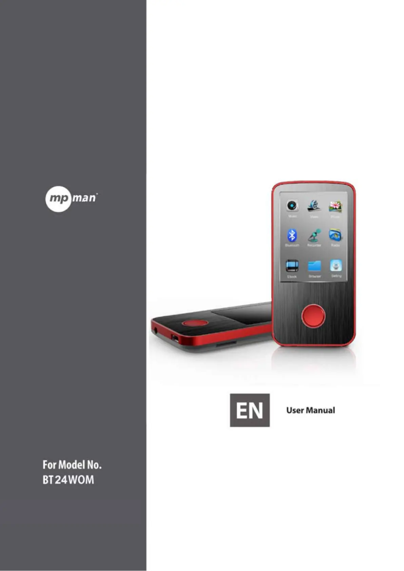 Page n°1 - Manuel utilisateur Mpman BT24WOM