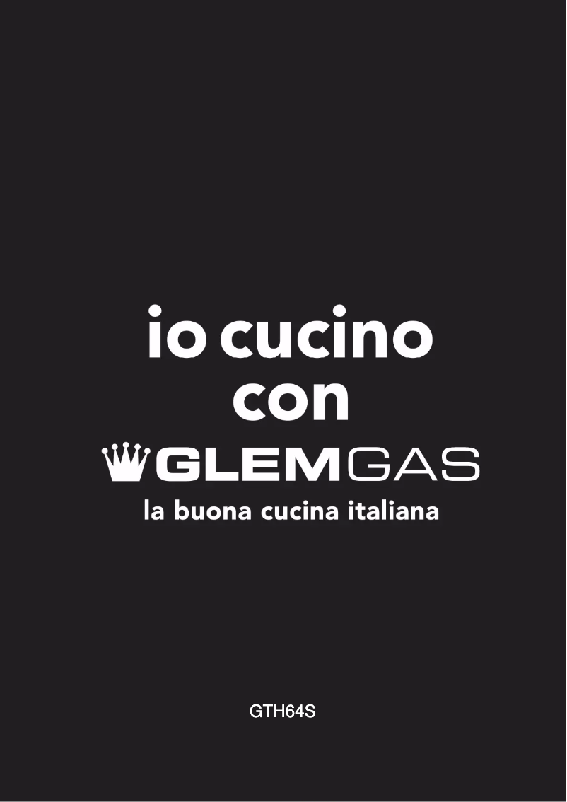 Página 1 del manual Manual de usuario Glem Gas GTH64S