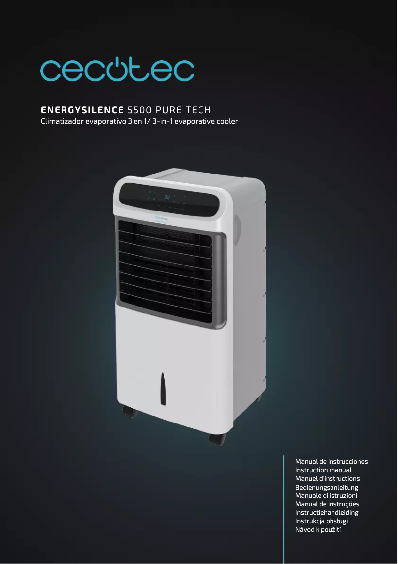 Image de la première page du manuel de l'appareil EnergySilence PureTech 5500