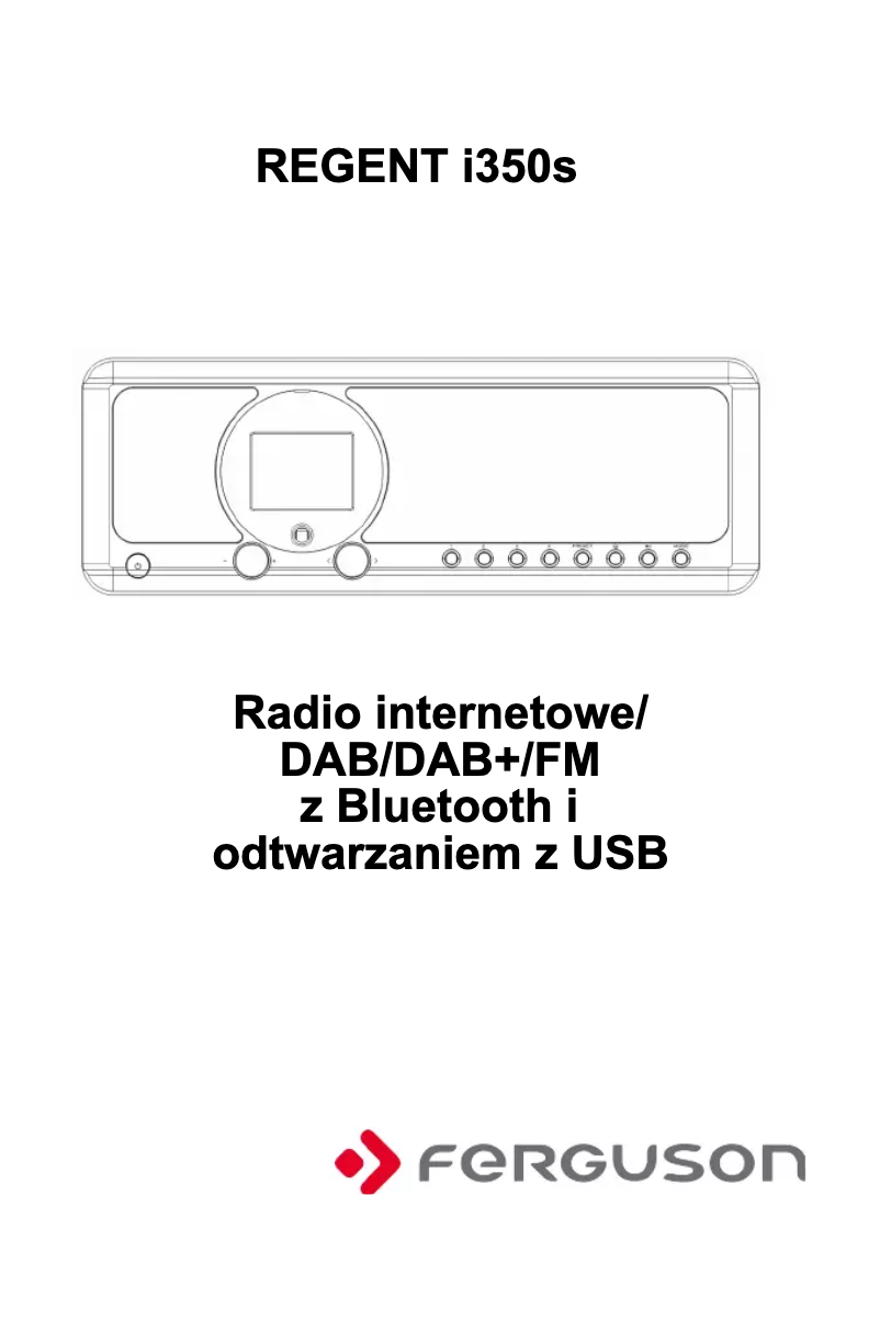 Page 1 de la notice Manuel utilisateur Ferguson Regent i350s