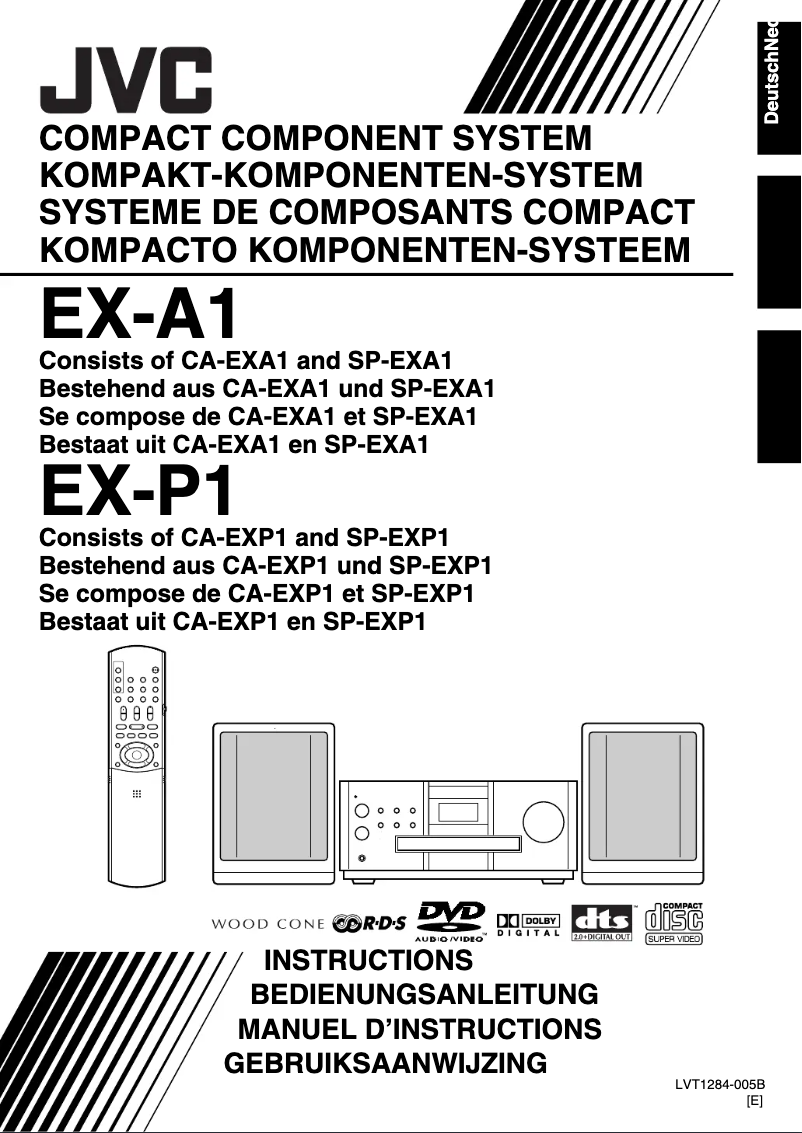 Image de la première page du manuel de l'appareil EX-A1